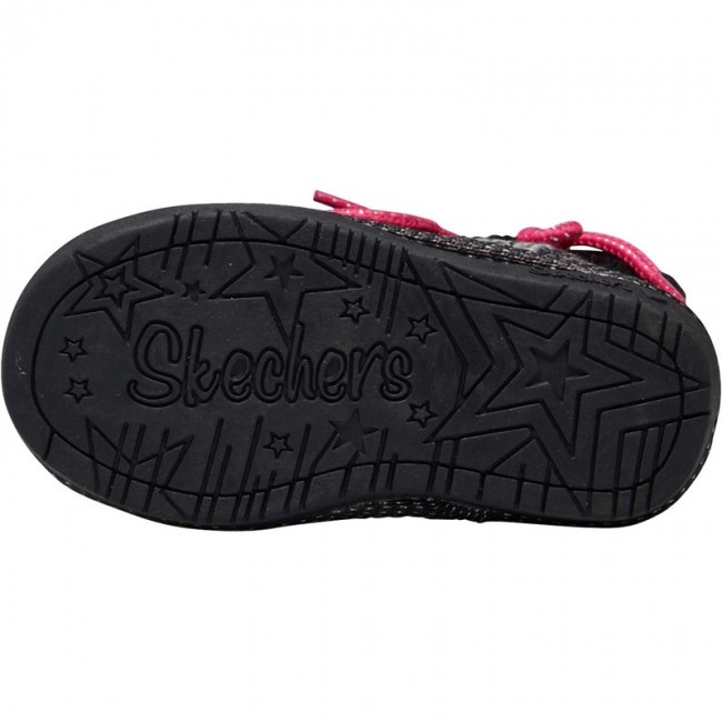 SKECHERS Twinkle Toes GlamSlam Lil Lovelies Black