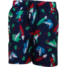 Speedo Printed Leisure 15 Inch Navy/Red