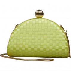 Ted Baker Kyla Weave Bobble Detail Clutch Mid Green
