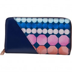 Ted Baker Arrica Marina Mosaic Matinee Purse Navy