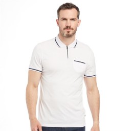 Ted Baker Horley Placket Polo White