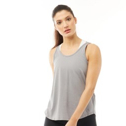 Under Armour Pindot Open Back Grey