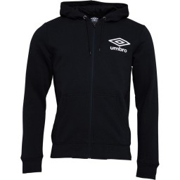 Umbro Active Style Full Hoodie Black/White