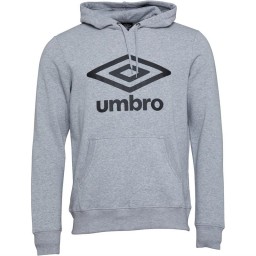 Umbro Active Style Large Hoodie Grey Marl/Black