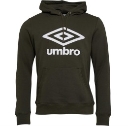 Umbro Active Style Large Hoodie Olive Night/White