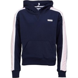 Converse Junior Cropped Hoodie Obsidian/Arctic Punch