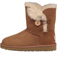 UGG Junior Bailey Button Chestnut