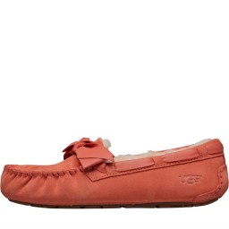 UGG Leather Bow Vibrant Coral