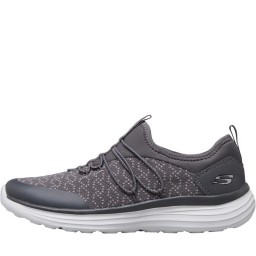 SKECHERS Low Key Charcoal/White