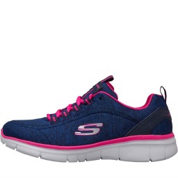SKECHERS Deluxe Zen Navy/White