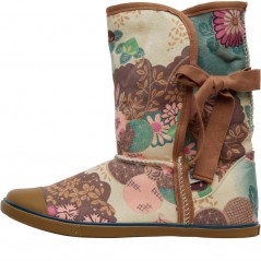 Sugar Origami Asian Floral Tan
