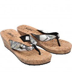 Animal Susie Cork Wedges Leaf Green