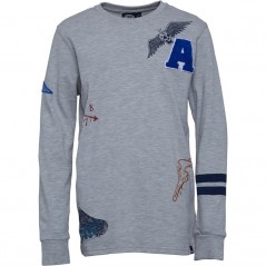 Animal Junior Patch T-Grey Marl