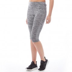 Superdry Sport Gym Capri Speckle Charcoal