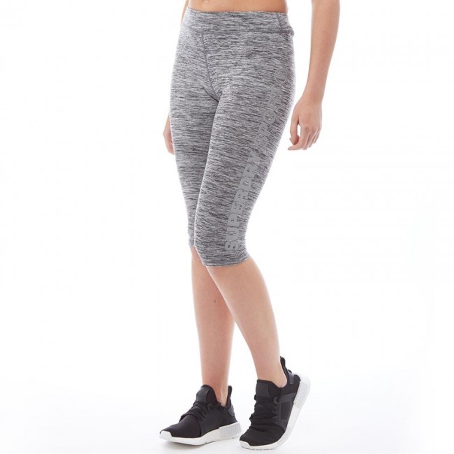 Superdry Sport Gym Capri Speckle Charcoal