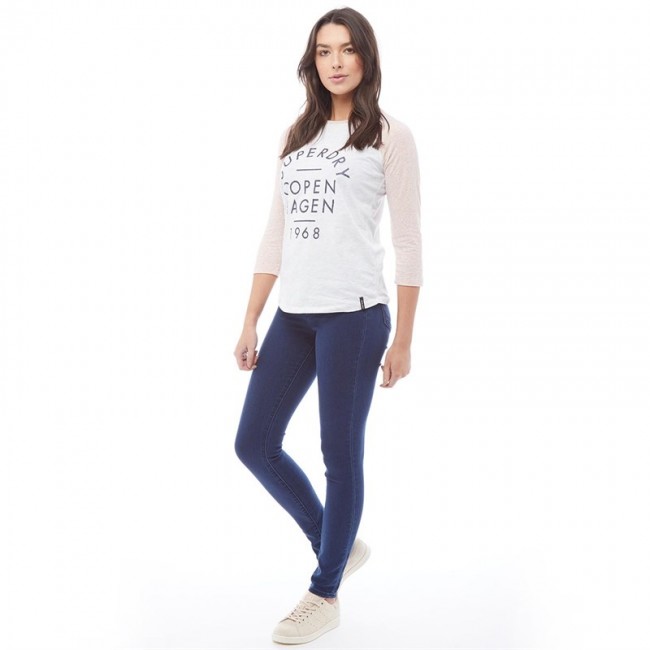 Superdry Sophia High Super Skinny Electric Rinse