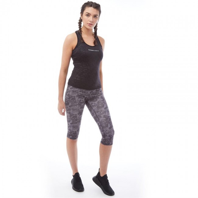 Superdry Sport Night Runner Capri Leopard Camo Black